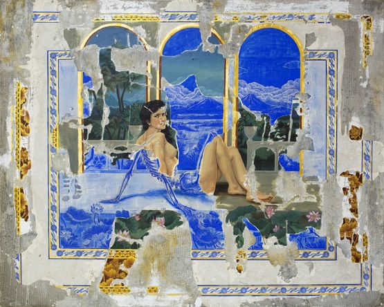The Last Woman on Earth by Pannaphan Yodmanee contemporary artwork Painting