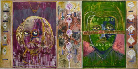 Retired William Marlowe by Nathan Zhou contemporary artwork Painting
