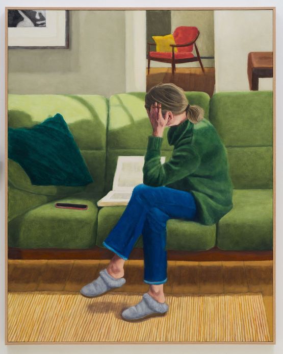 in my own world by Jess Allen contemporary artwork Painting