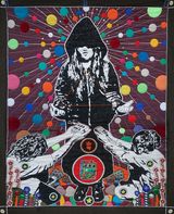 Pedal Prophet by Carlo Villafuerte contemporary artwork textile