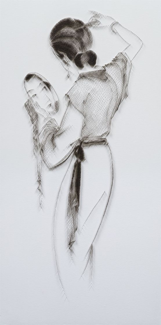 Imitating Lady by Chang Dai-Chien by Chen Chun-Hao contemporary artwork Sculpture