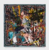 Box Springs Blue Turquoise Slate PM by Aaron Garber-Maikovska contemporary artwork painting