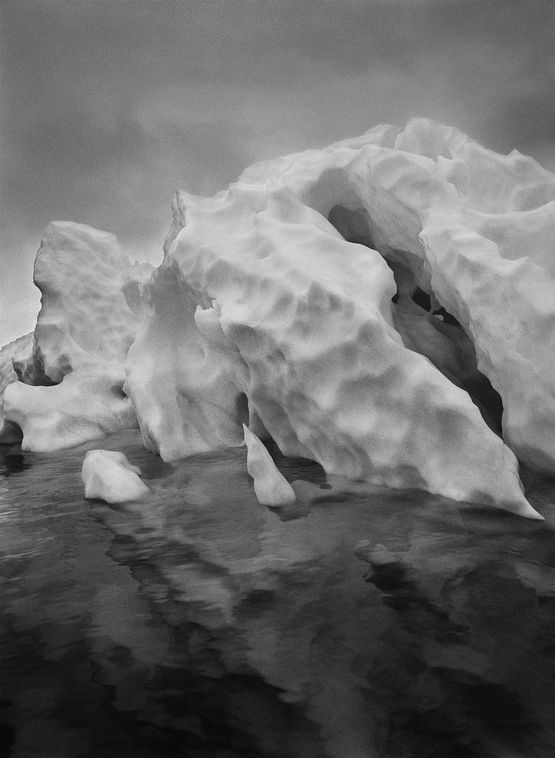 Iceberg moving on the Weddell Sea Antarctic Peninsula by Sebastiao Salgado contemporary artwork Print