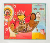Um segredo do mar Secret from the sea by Osgemeos contemporary artwork mixed media