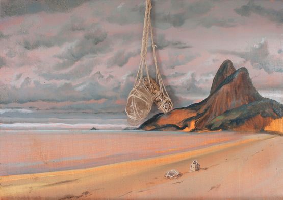 Dos hermanos desde Leblon by Alberto Baraya contemporary artwork Mixed Media