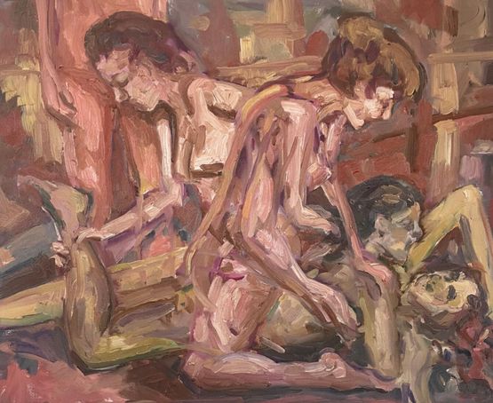 Quartet by Alexia Smit contemporary artwork Painting