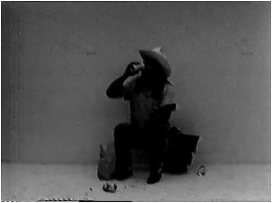 Drinking Piece by James Luna contemporary artwork Moving Image