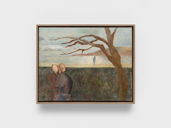 Uncanny by the sea II by Volker Huller contemporary artwork Painting