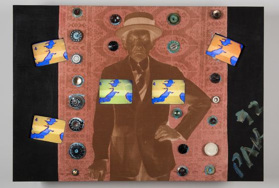 Maciunas Painting 2 by Nam June Paik contemporary artwork Painting