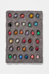 3 Blank Votes by Erika Verzutti contemporary artwork painting works on paper