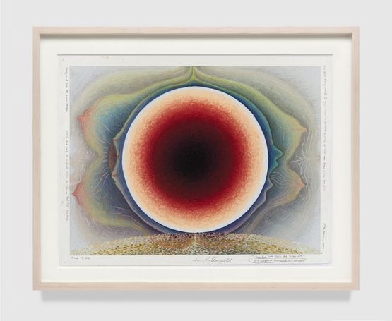 Birth perspective from above and below by Loie Hollowell contemporary artwork Works on Paper