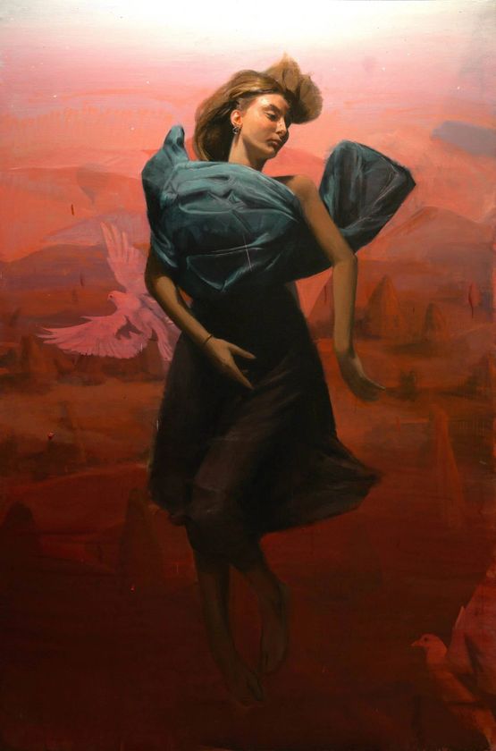 Put me my king into your chamber by Marcos Lozano Merchan contemporary artwork Painting