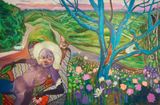 Pleasure garden by Ndidi Emefiele contemporary artwork painting