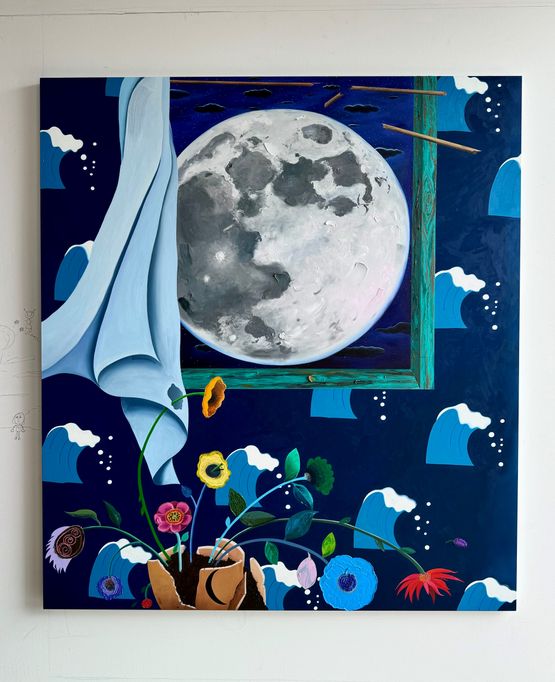 machine for stillness by Craig Kucia contemporary artwork Painting