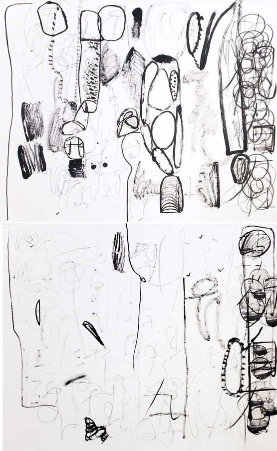 Spring MonsterThe Mabtra of Courage by Xu Jiong contemporary artwork Works on Paper