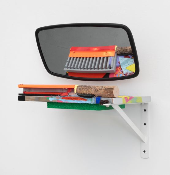 Landscape Truck Mirror JS 845 by Jessica Stockholder contemporary artwork Painting