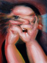 Hope and Pray by Alvin Ong contemporary artwork painting