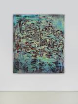 Aytonam Hnayoler Slightly above the Earth by Katarina Caserman contemporary artwork painting