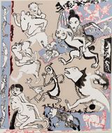 Corrida Race by Paula Rego contemporary artwork painting