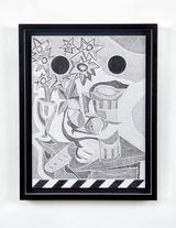 Still Life After Picasso by Laith Mcgregor contemporary artwork drawing works on paper