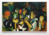 Seated Group by Reba Hore contemporary artwork painting