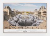 JR au Louvre et le Secret de la Grande Pyramide 30 Mars 2019 11H06  Pyramide architecte I. M. Pei musee du Louvre Paris France by JR contemporary artwork photography print