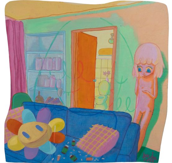 youll be ok without those by Yeo Kaa contemporary artwork Painting