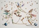 Three Graces by Raqib Shaw contemporary artwork Painting