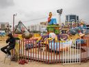 Bacem Smoking at a Port of Sfax Carnival Tunisia by Lucas Foglia contemporary artwork Print