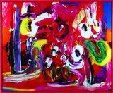 Porky in Wackyland by TV Moore contemporary artwork photography