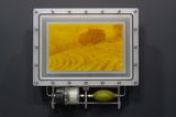 is of Boseong Green Tea Field 2025-3 by Beak Jungki contemporary artwork installation print