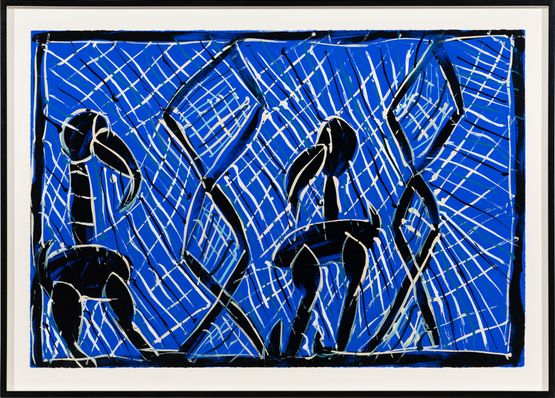 Djirikitj by Dhambit Mununggurr contemporary artwork Works on Paper