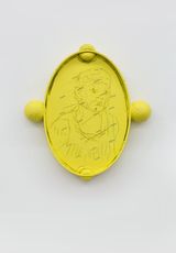 Fame Yellow by Zhou Yilun contemporary artwork sculpture