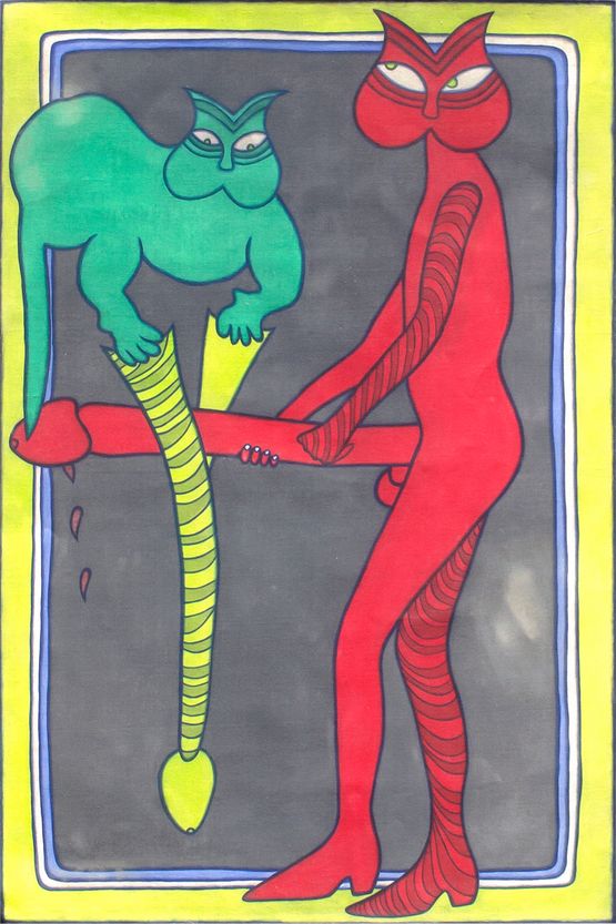 Mr Pablito by I Gusti Ayu Kadek Igak Murniasih contemporary artwork Painting