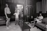 KING after Alfred Wertheimers 1956picture of a young man named Elvis Presley by David Claerbout contemporary artwork moving image