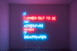 It Turned Out To Be An Adventure when it disappeared  by Mao Haonan contemporary artwork installation