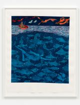 Resilience by Marcel Dzama contemporary artwork painting works on paper