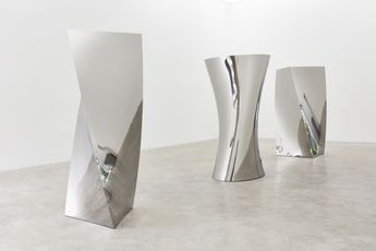 Contemporary art exhibition Anish Kapoor Gathering Clouds at Kukje Gallery Seoul South Korea