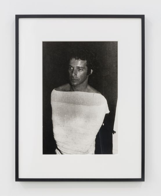 Untitled Performance with surgical bandage 40 by Ivens Machado contemporary artwork Photography