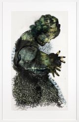 The Human Stain IV by Nalini Malani contemporary artwork painting works on paper
