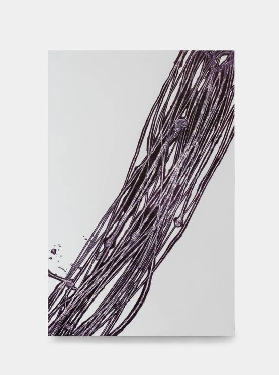 Barre par le manque by Elise Nguyen Quoc contemporary artwork Painting