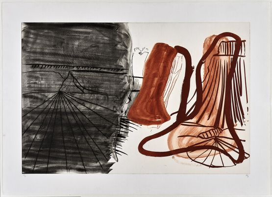 ohne Titel 3. by Per Kirkeby contemporary artwork Print