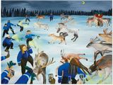 Ive been to North Pole by Huang Hai-Hsin contemporary artwork painting