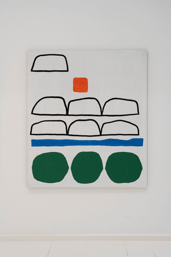 The Scape by Bertrand Fournier contemporary artwork Painting