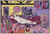 Reclining Artist by Grayson Perry contemporary artwork print