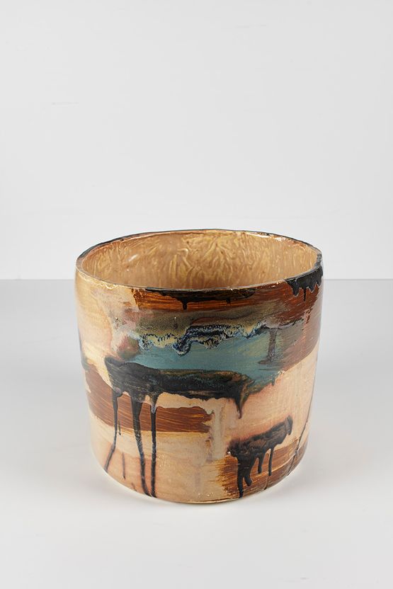 Untitled Ugly Pot by Rashid Johnson contemporary artwork