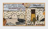 Dinner Outside by Rose Wylie contemporary artwork painting