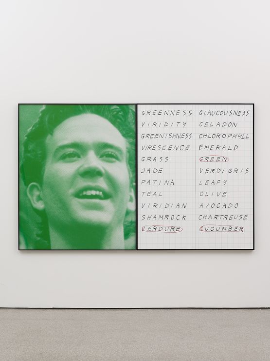 Prima Facie Fourth State Green and Et Cetera by John Baldessari contemporary artwork Print