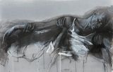 Etude pour Genet by Ernest Pignon-Ernest contemporary artwork works on paper