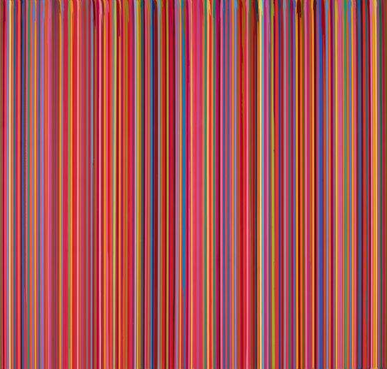 Cube by Ian Davenport contemporary artwork Painting